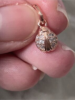Pandora mini Rose Gold Ladybug Charm